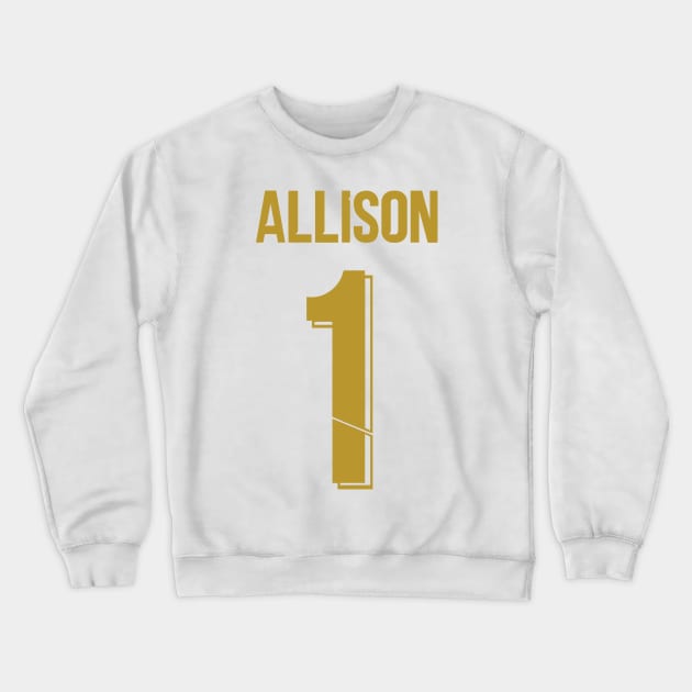 Allison Becker Prem winner Gold Crewneck Sweatshirt by Alimator